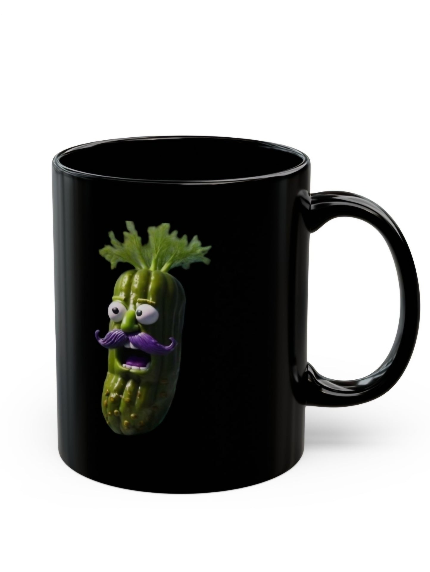 Mustache Pickle Mug